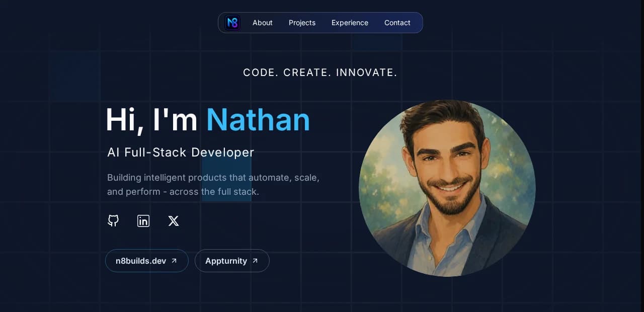 Need a developer? - site preview